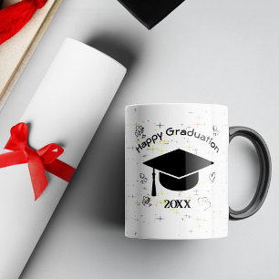 Abschluss Grad Cap Kaffee Tasse