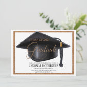 ABSCHLUSS, GRAD-PARTY, KLASSE 2021 SAVE THE DATE (Stehend Vorderseite)