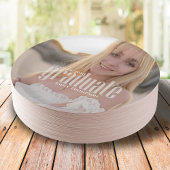Abschluss Graduate Elegante Modernes Foto Party Pappteller