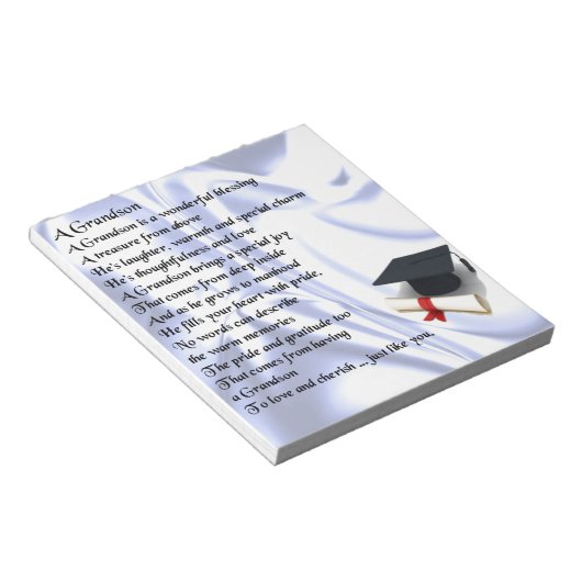 Abschluss Grandson Geem Notizblock (angewinkelt)