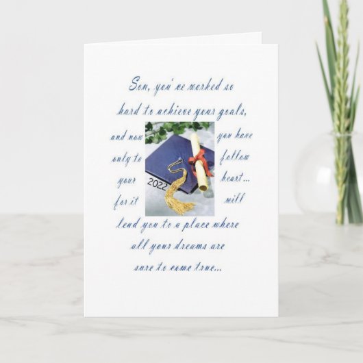 Abschluss Grandson, Happy Abschluss Card Karte (Vorderseite)