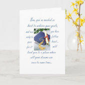 Abschluss Grandson, Happy Abschluss Card Karte (Gelbe Blume)