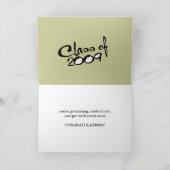 ABSCHLUSS-GRATULATIONS-KARTE KARTE (Innenseite)