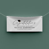 Abschluss gratuliert einfachen modernen Skript Banner