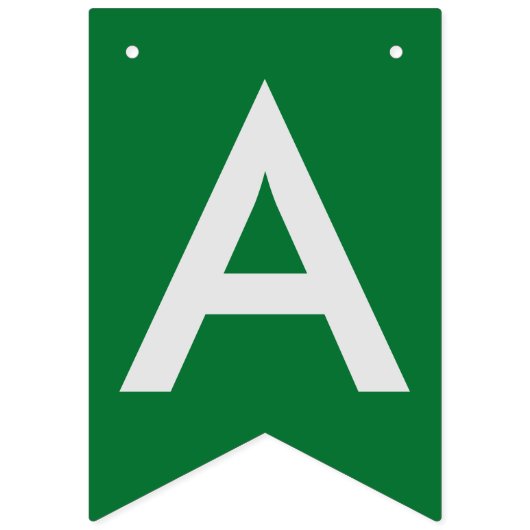 Abschluss Green School Bunting Banner (Zweite Fahne)