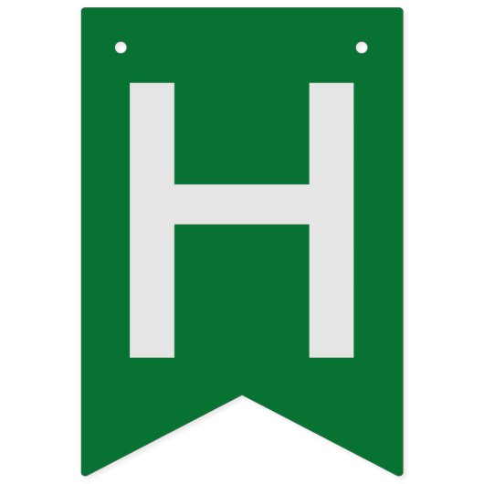 Abschluss Green School Bunting Banner (Erste Fahne)