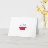 ABSCHLUSS GREETING CARD KARTE (Gelbe Blume)