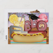 Abschluss-GRILLEN - Cookout-Party - SRF Einladung (Vorne/Hinten)