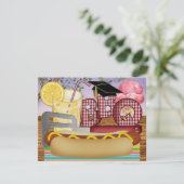 Abschluss-GRILLEN - Cookout-Party - SRF Einladung (Stehend Vorderseite)