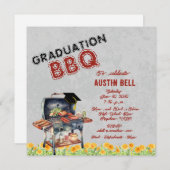 Abschluss GRILLEN Einladung (Vorne/Hinten)