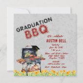 Abschluss GRILLEN Einladung (Vorderseite)
