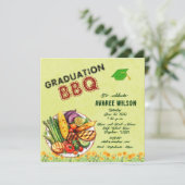 Abschluss GRILLEN Einladung (Stehend Vorderseite)