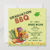 Abschluss GRILLEN Einladung (Vorderseite)