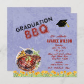 Abschluss GRILLEN Einladung (Vorne/Hinten)