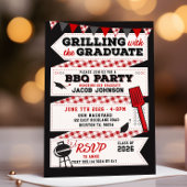 Abschluss GRILLEN Party Einladung, Grad Party Einladung