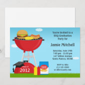 Abschluss GRILLEN Party Einladungs-Klasse von 2013 Einladung (Vorne/Hinten)