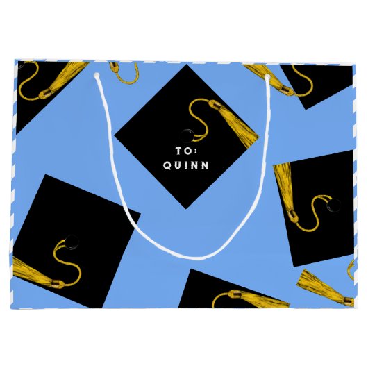 Abschluss Große Geschenktasche Geschenktüte (Rückseite)