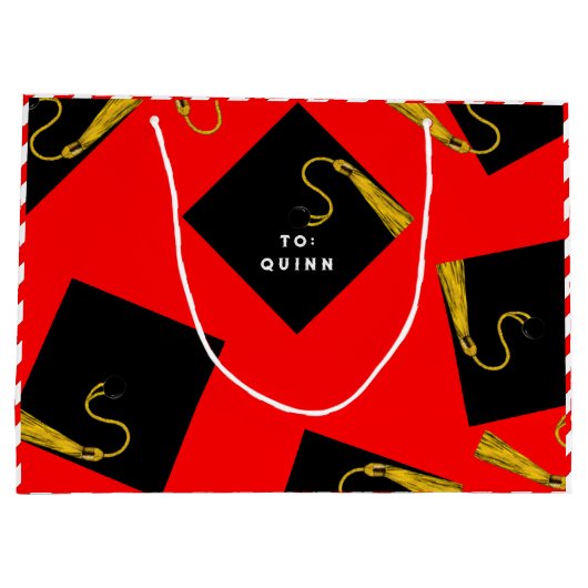 Abschluss Große Geschenktasche Große Geschenktüte (Rückseite)