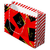 Abschluss Große Geschenktasche Große Geschenktüte (Vorderseite Schrägansicht)