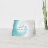 Abschluss Gruß Karte (Vorderseite)