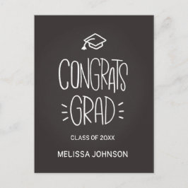 Abschluss Gruß Postkarte