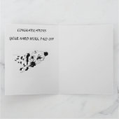 Abschluss Grußkarte: Dalmatiner Karte (Innenseite)