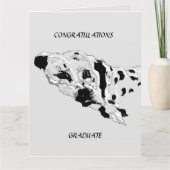 Abschluss Grußkarte: Dalmatiner Karte (Vorderseite)