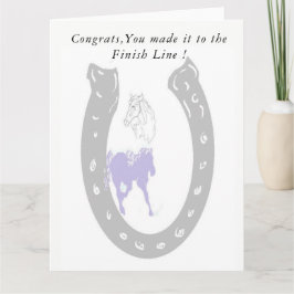 Abschluss-Grußkarte Karte