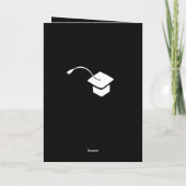 Abschluss Grußkarte. Sie haben es Typografie Ca Karte (Rückseite)