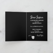 Abschluss Grußkarte. Sie haben es Typografie Ca Karte (Innenseite)