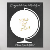 Abschluss Guest Book Alternative Custom Poster (Vorne)