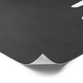 Abschluss Guest Book Alternative Map Poster (Ecke)