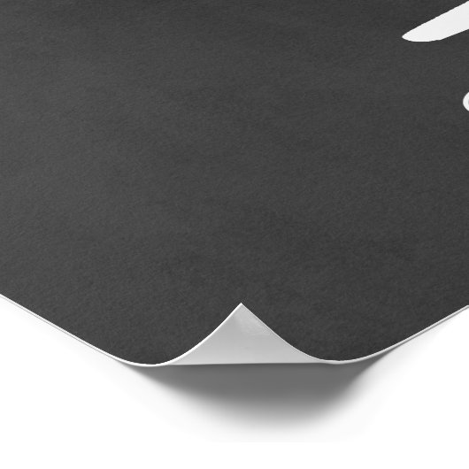 Abschluss Guest Book Alternative Map Poster (Ecke)