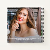 Abschluss Guest Book Notizblock (Rückseite)