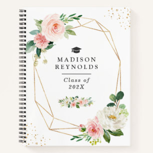 Abschluss Guestbook Geometric Blush Notizblock