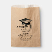 Abschluss Gunst Taschen, Sweet Ends Neubeginn Geschenktütchen (Vorderseite)