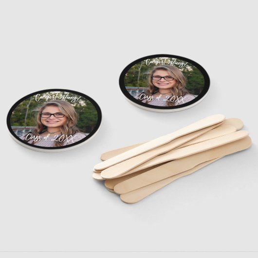 Abschluss Hand Fan, Foto Gefallen Graduate Fächer (Non-assembled)