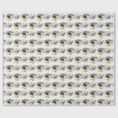 Abschluss Haselnuss Geschenkpapier (Flach)