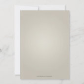 Abschluss Hat auf Einladung (Rückseite)