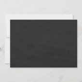 Abschluss Hat Chalkboard Vielen Dank | Skript Dankeskarte (Rückseite)