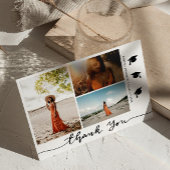 Abschluss hat sich bei Script Grad Foto bedankt Einladung