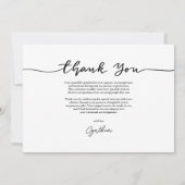 Abschluss hat sich bei Script Grad Foto bedankt Einladung (Rückseite)