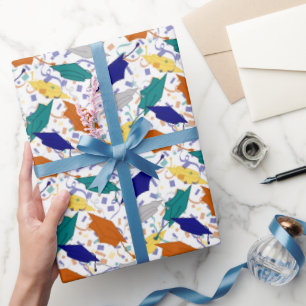 Abschluss Hat Toss (akademisch) Geschenkpapier