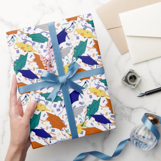Abschluss Hat Toss (akademisch) Geschenkpapier (Schenken)