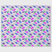 Abschluss Hat Toss (Gala) Geschenkpapier (Flach)