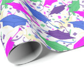 Abschluss Hat Toss (Gala) Geschenkpapier (Rolleneckpunkt)