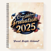 ‚Abschluss Hat USA‘ Notizblock (Vorderseite)