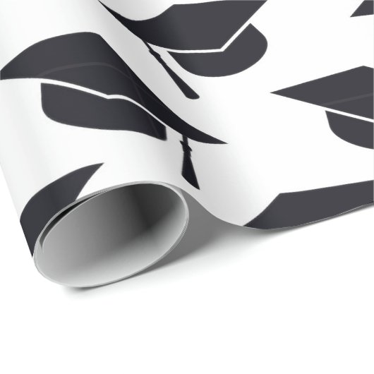 Abschluss Hats Geschenkpapier (Rolleneckpunkt)