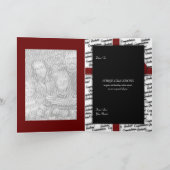 Abschluss herzlichen Glückwunsch an Männer und Fra Karte (Innenseite)