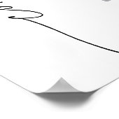 Abschluss Herzlichen Glückwunsch Begrüßung Poster (Ecke)